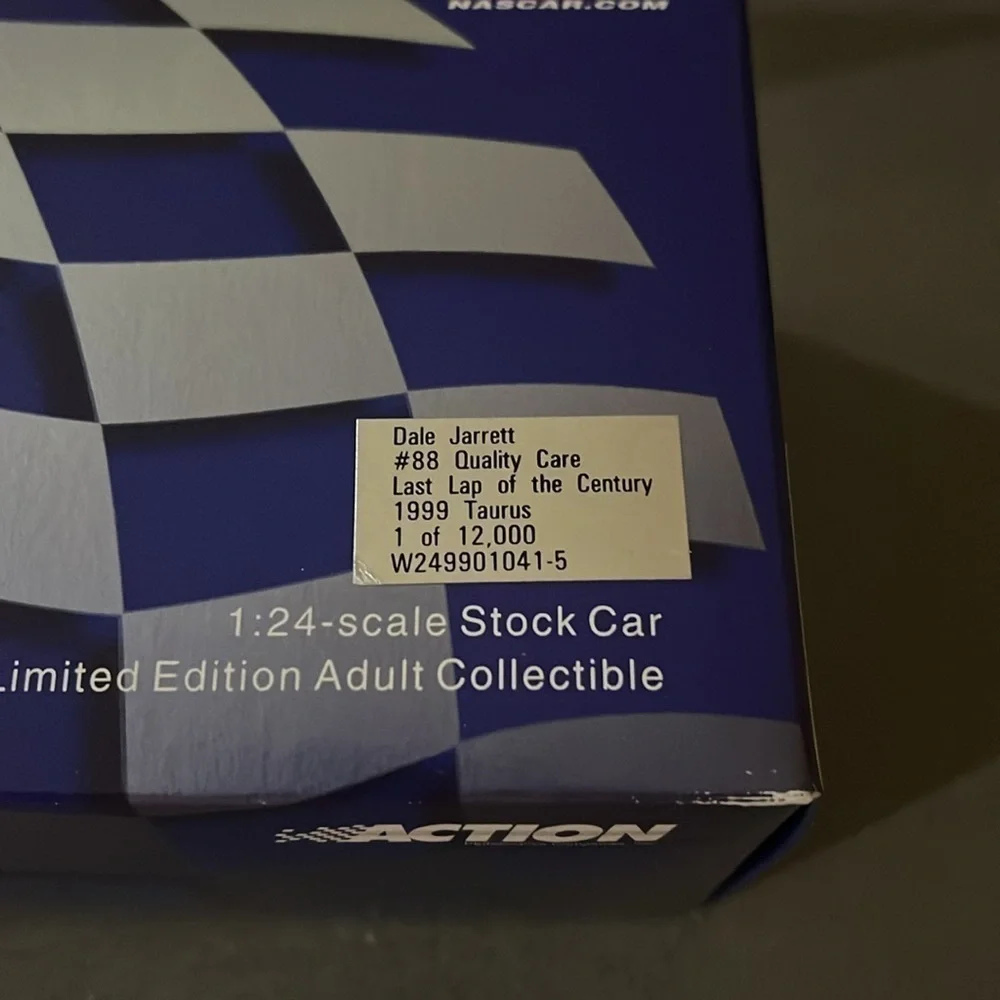 Dale Jarrett #88 Ford Quality Care “Last Lap of the Century” 1999 1:24 Diecast